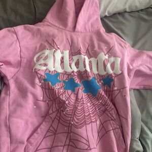 Spider hoodie Atlanta pink